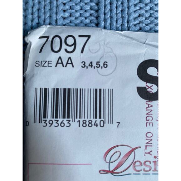 Simplicity 7097 Sewing pattern girls dress puff sleeve pockets size 3 4 5 6 - Picture 2 of 5